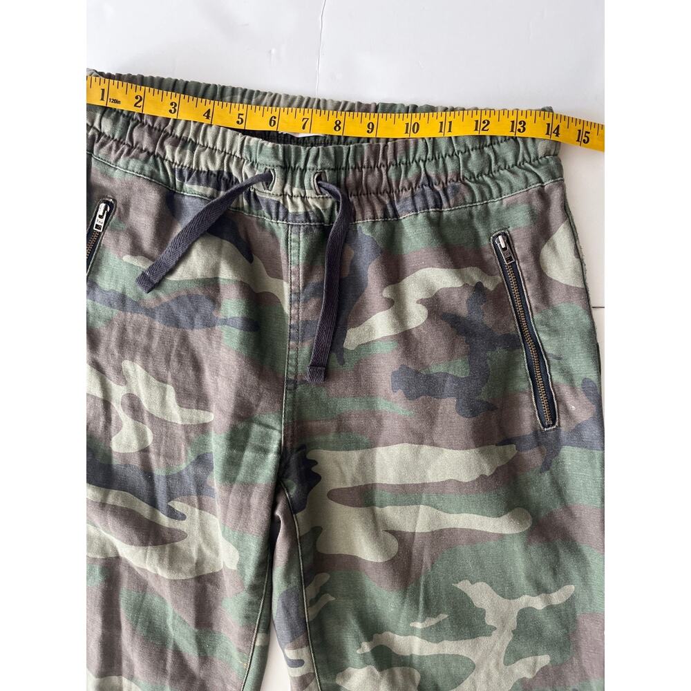 Artiza TNA Camouflage Joggers Sweatpants S Women Green Cuffed Travel Athleisure - Picture 6 of 11